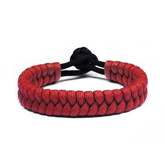 Red Braided Paracord Bracelet