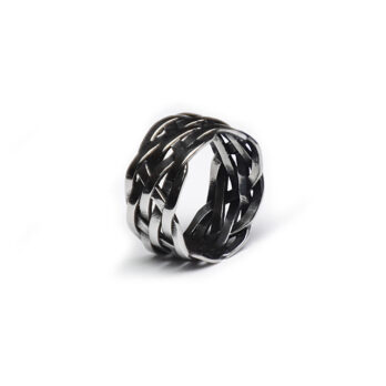 Braided Tacitus Ring Side View