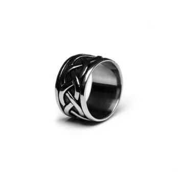 Celtic Sailors Knot Ring Side View