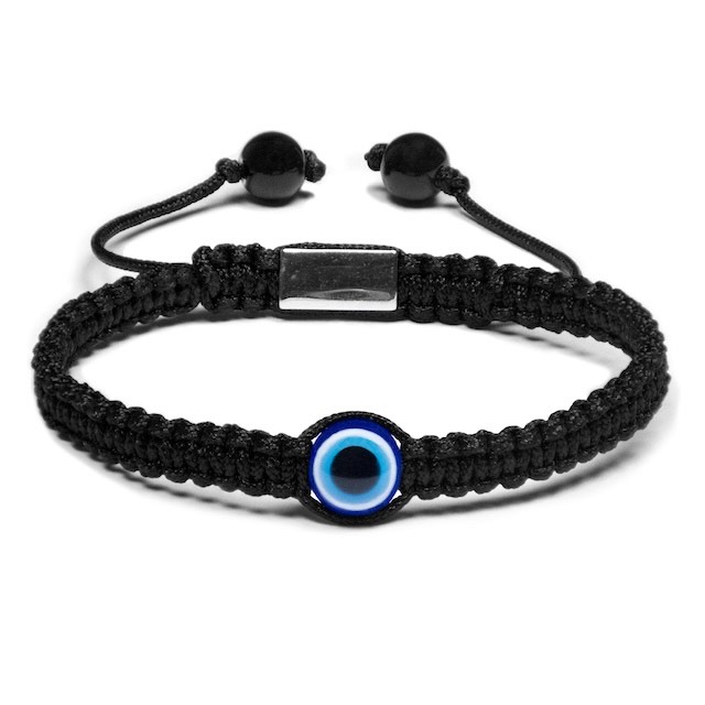 Black Evil Eye Shamballa Bracelet
