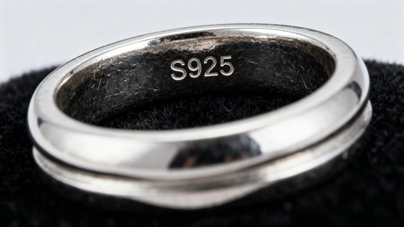 A high-quality 925 sterling silver ring
