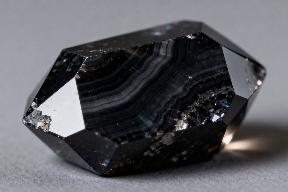 A image of a Black Onyx Gemstone