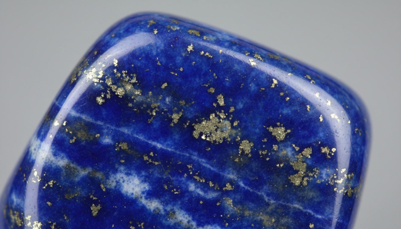 Lapis Lazuli with golden pyrite flecks