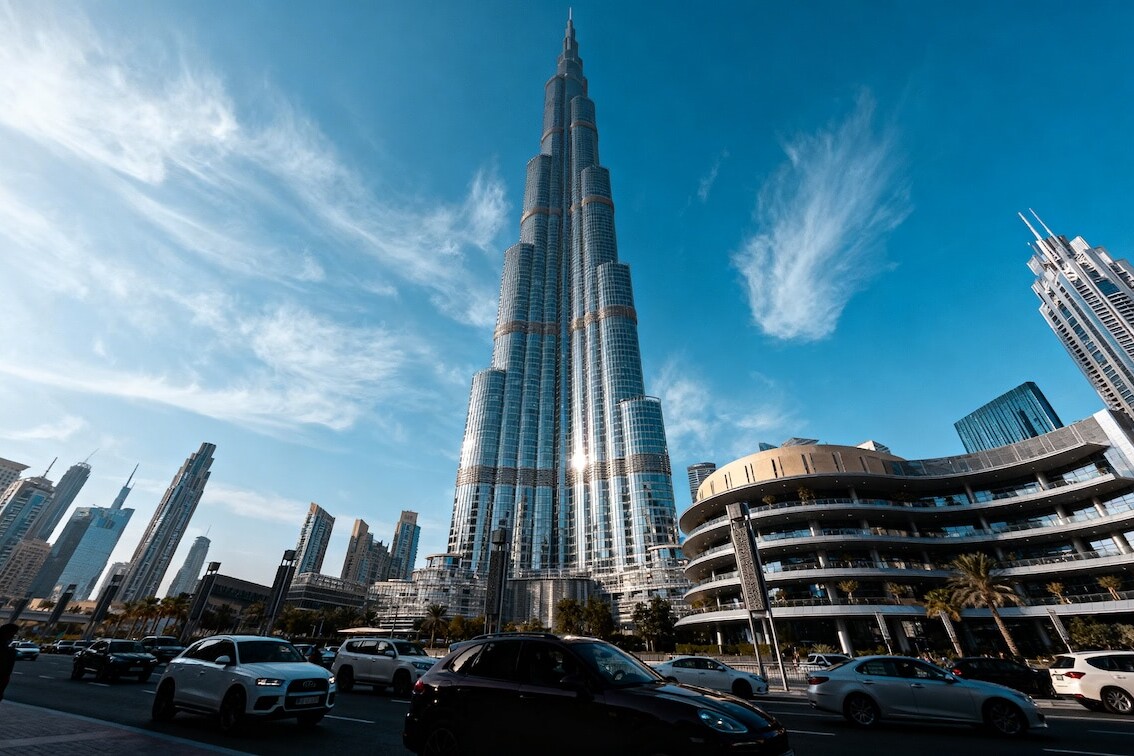 A image of the Burj Khalifa In Dubai